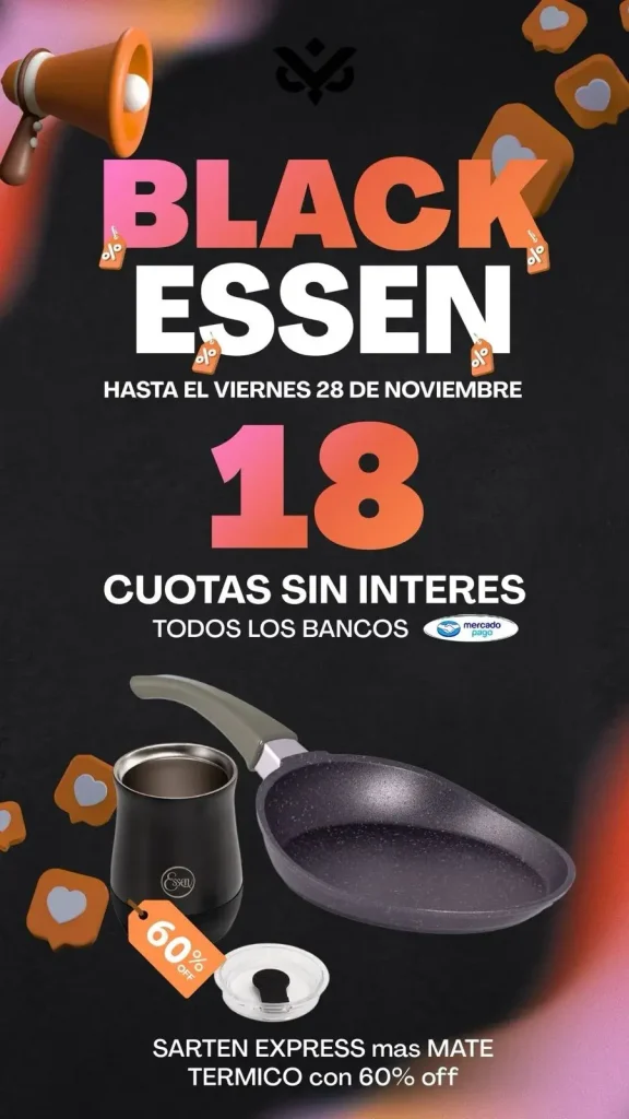 mate termico y sarten express essen 50% de descuento