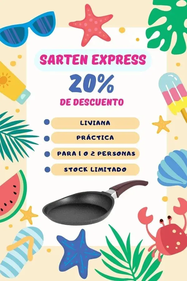 Sarten express terra 20% de descuento