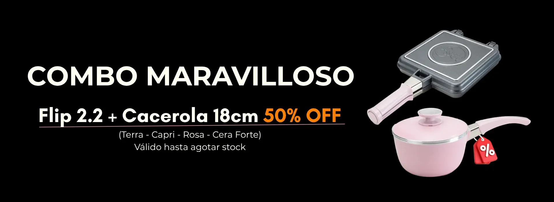 flip 2.2 rosa essen y cacerola 18cm essen 50% off