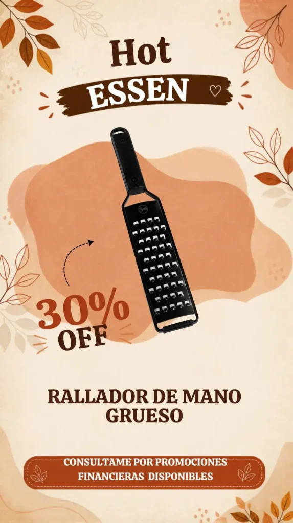 rallador de manos grano grueso essen