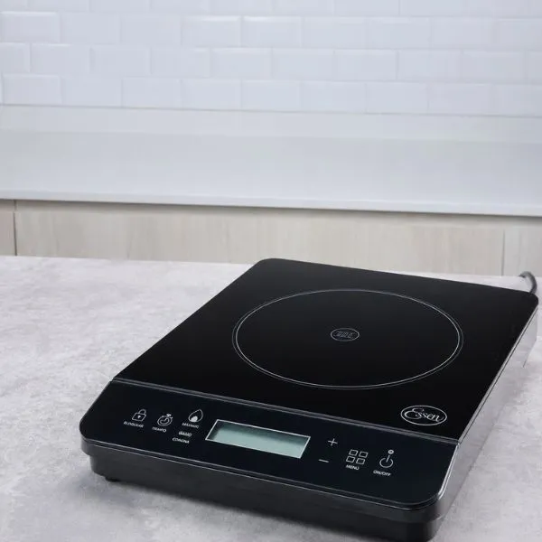 nafe a inducción Essen con panel táctil y superficie de vidrio templado