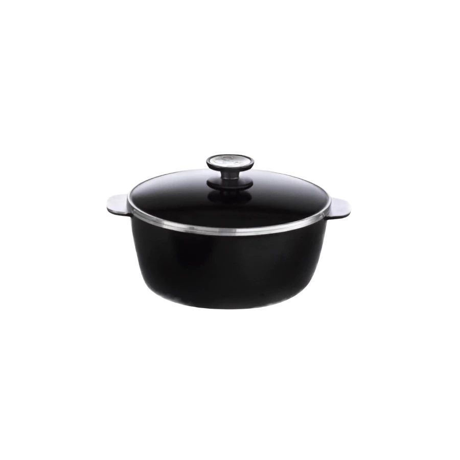 Cacerola 24 cm Black Edition Essen negra con asas