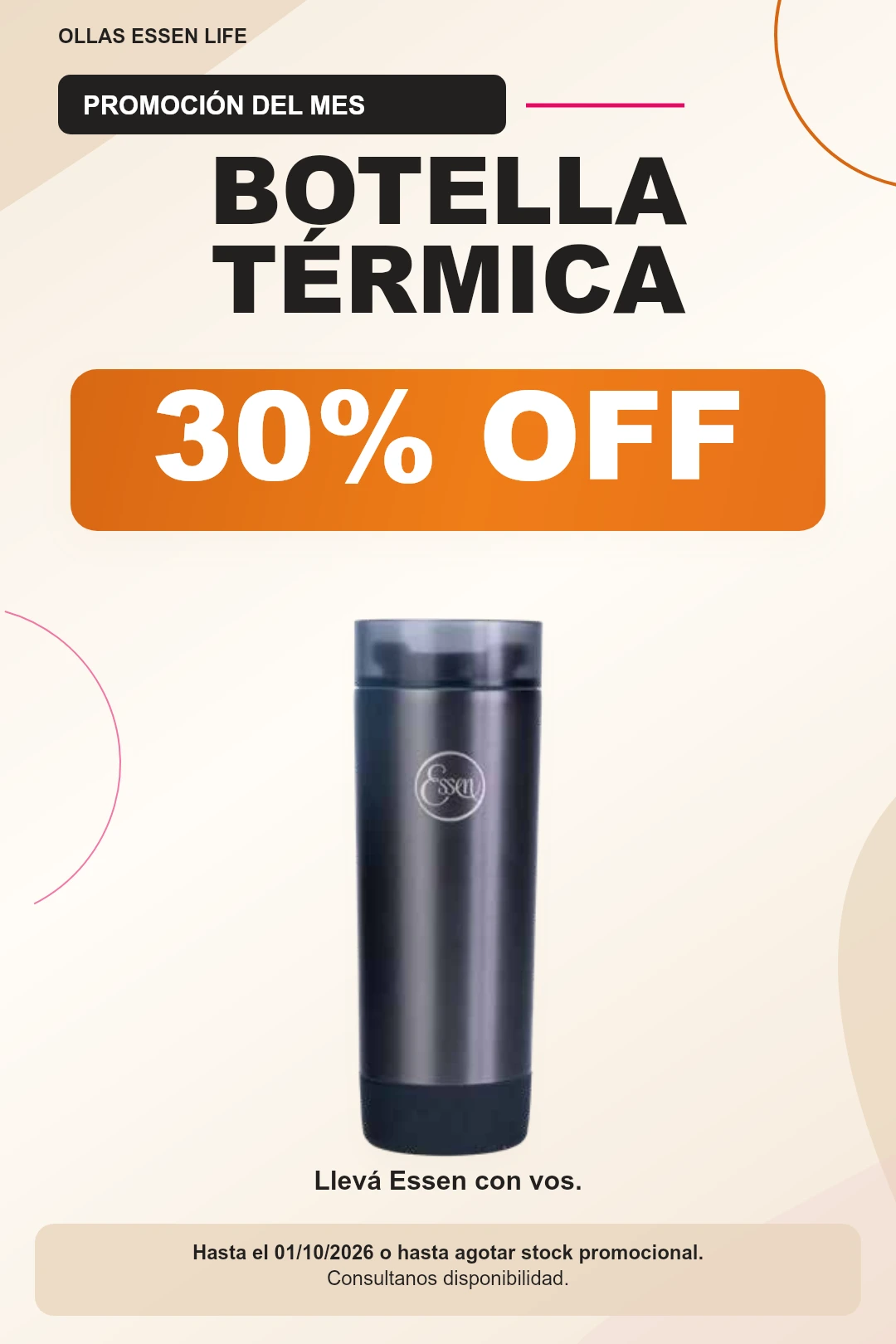 Botella Térmica Essen con 30% de descuento