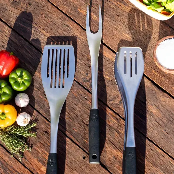 Pinza tenedor y espátula de parrilla Essen